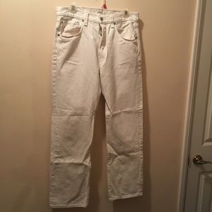 Levi 501 White Jeans